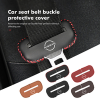 Car Seat Belt Buckle Protector Cover Anti-Scratch Accessories For Nissan Pulsar Skyline Patrol Navara Micra X-Trail