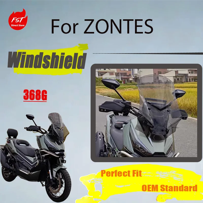 

Height Enhanced XADV Style Windshield for ZONTES 368G, Front Wind Deflector Accessory