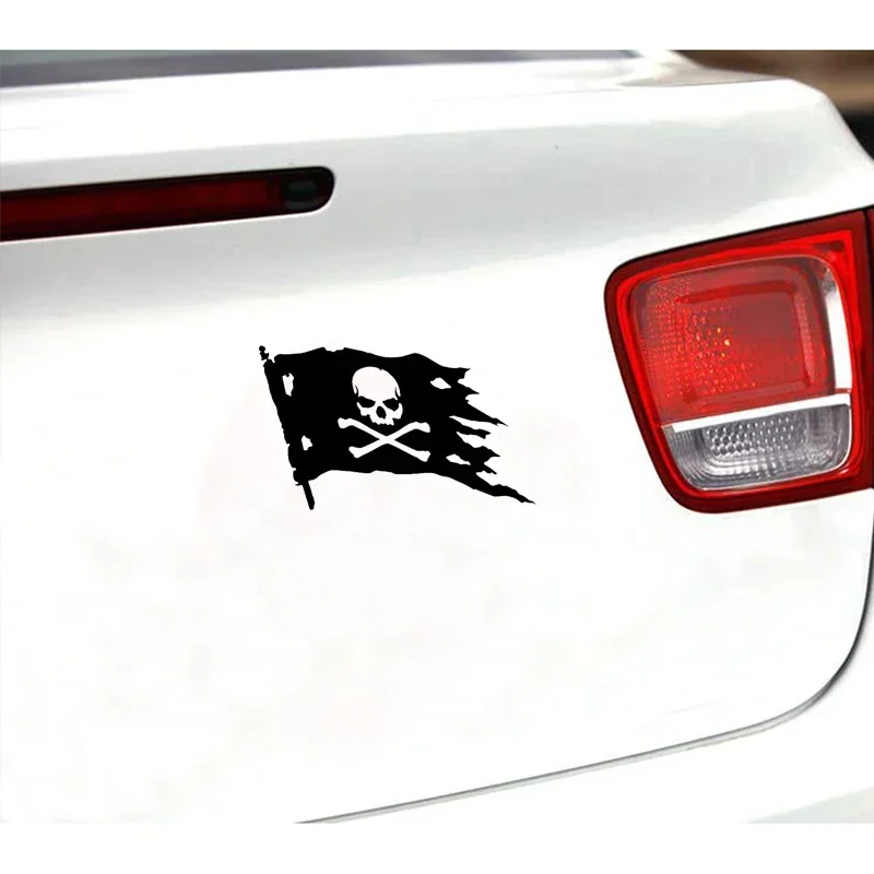 Happy Roger Pirate Flag, self-adhesive stickers, car vinyl decals, waterproof decorative beauty