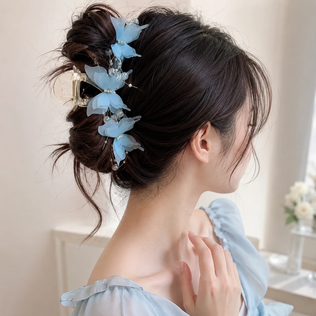 Transparente Schmetterling-Haa – Women'S Korean Accessories Bewertung und Preis