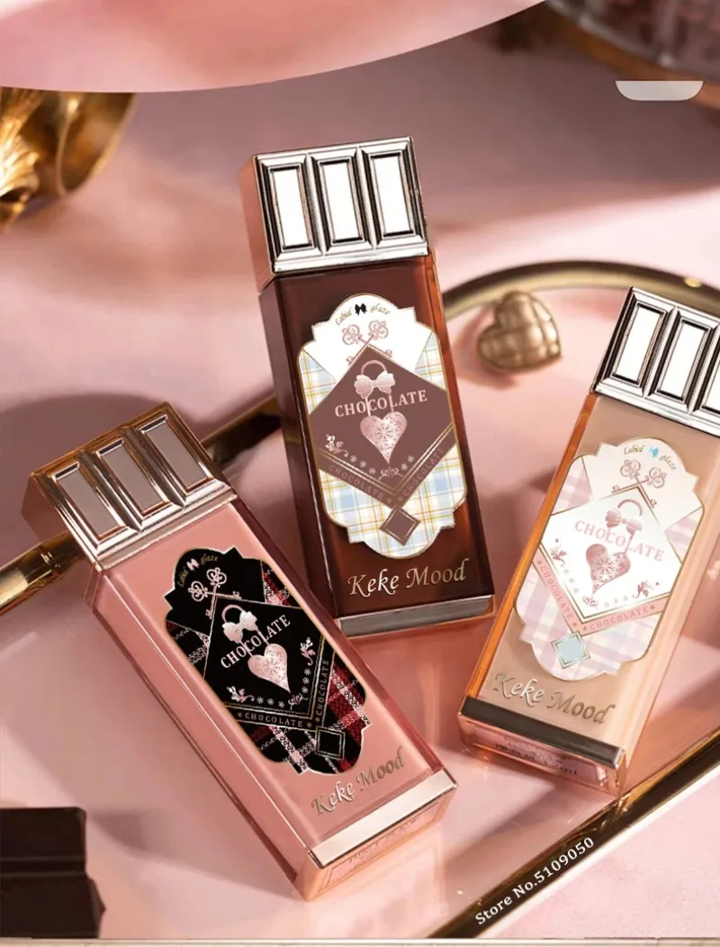 Chocolate Cloud Lip Gloss Matte Velvet Smooth Application Lip Glaze Mousse Braun Rot Flüssiger Lippenstift Make-up Lippentönung Kosmetik – Detail 18