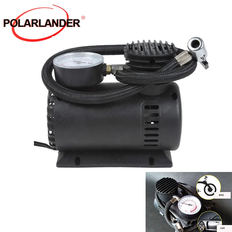 

Mini Air Compressor Pump Hot sell car pump Car Tyre Air Compressor with 3 Pneumatic Nozzle 12V 90W 300 PSI car inflator