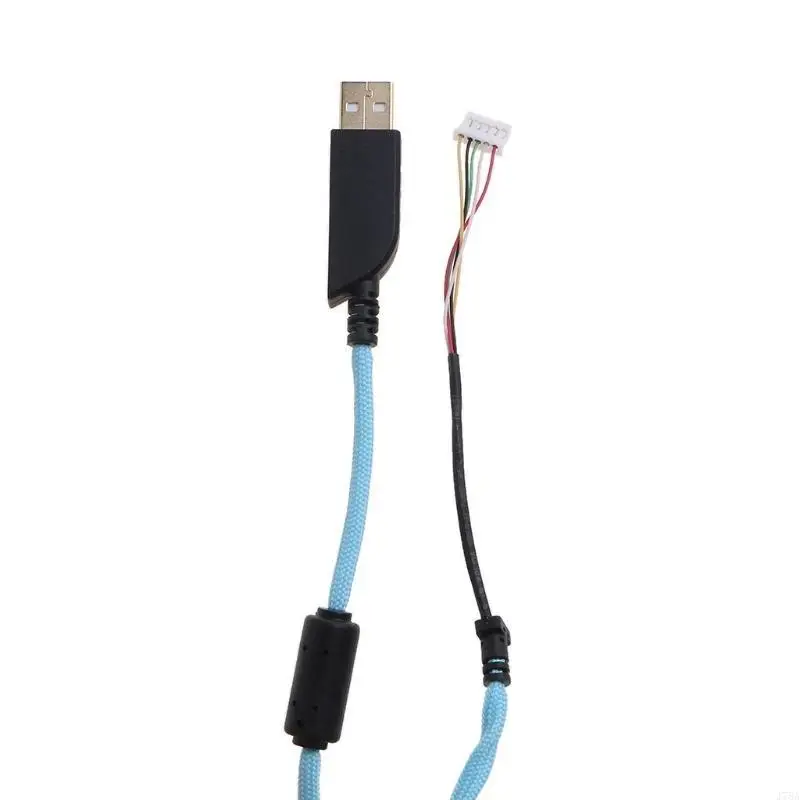 J78A USB Mouse Cables Nylon Wire Replacement DIY Umbrella Rope Mouse Cable Line for FK2 EC1-B EC1-A EC1-B FK1 ZOWIE Mouse