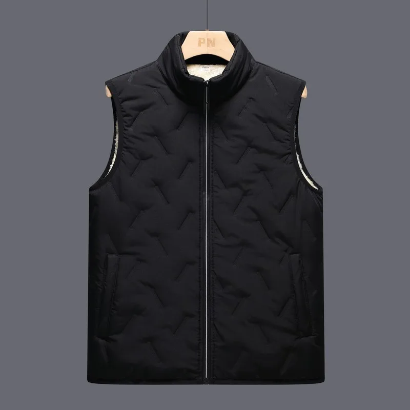 

Autumn And Winter Men's Lamb Fleece Outdoor Vest Sports Hiking Fishing Leisure Warm Camping Mountaineering Hunting Jacket