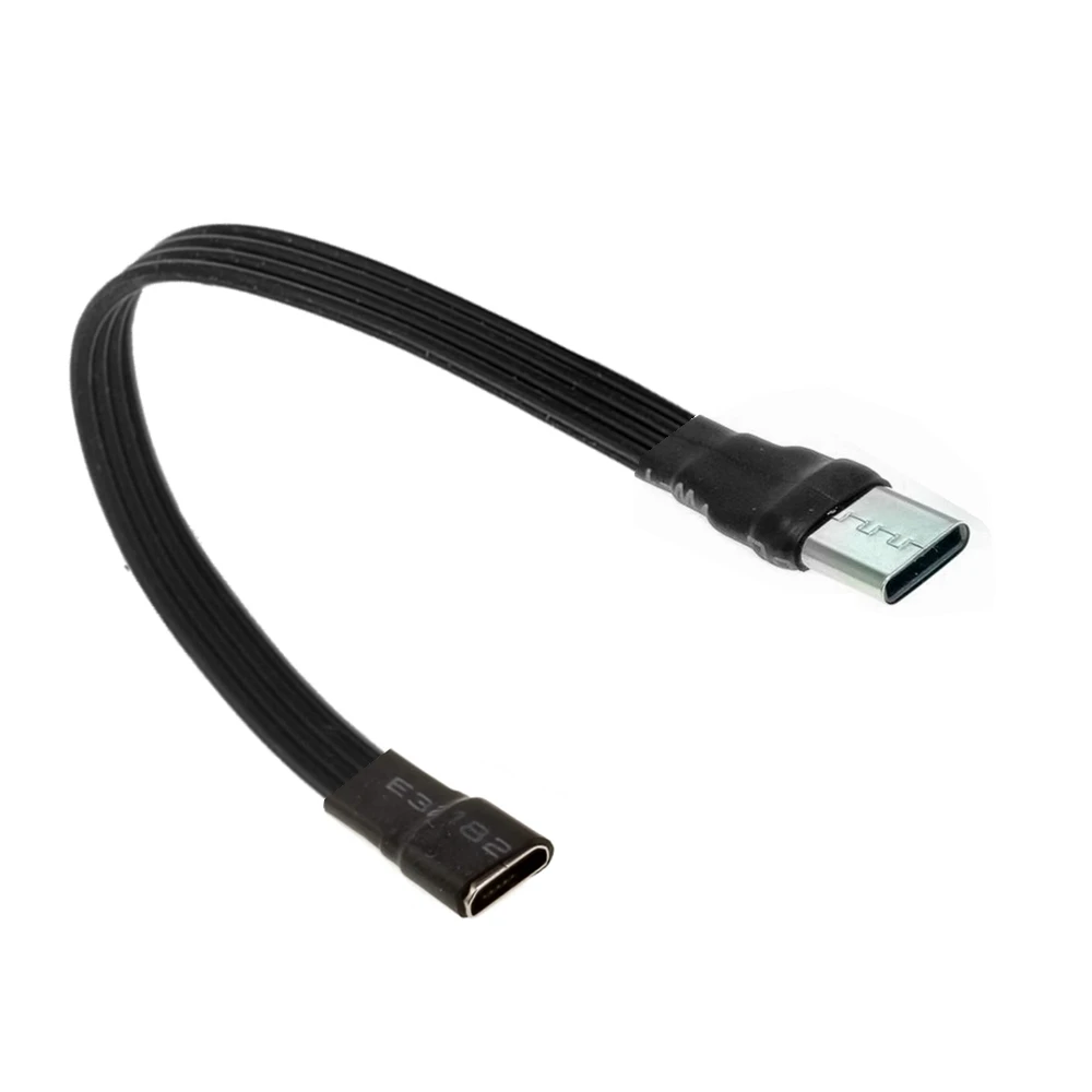 

20 см 90 градусов вверх вниз влево вправо Micro USB 2,0 штекер к Micro B Mini type-c usb Женский Удлинительный кабель 5 см-300 см 10 см