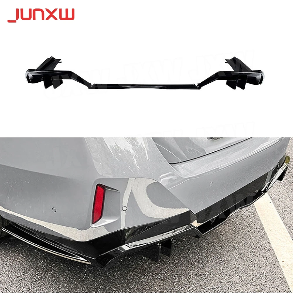 

ABS Rear Bumper Lip Chin Spoiler for BMW 5 Series G60 G68 M Sport 2024+ Bumper Diffuser Guard Body Kits Car Accessories