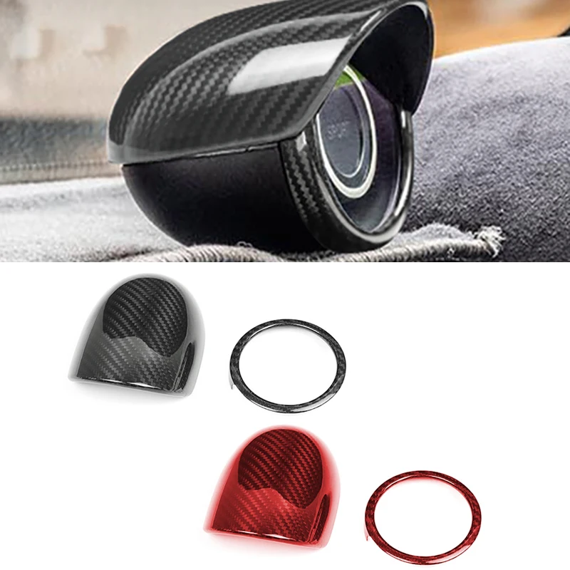 

Для Abarth 595 695 2012 2013 2014 2015 2016 2017 2018 2019 2020 2021 2022 2023 углеродное волокно рамка тахометра крышка кольцо наклейка