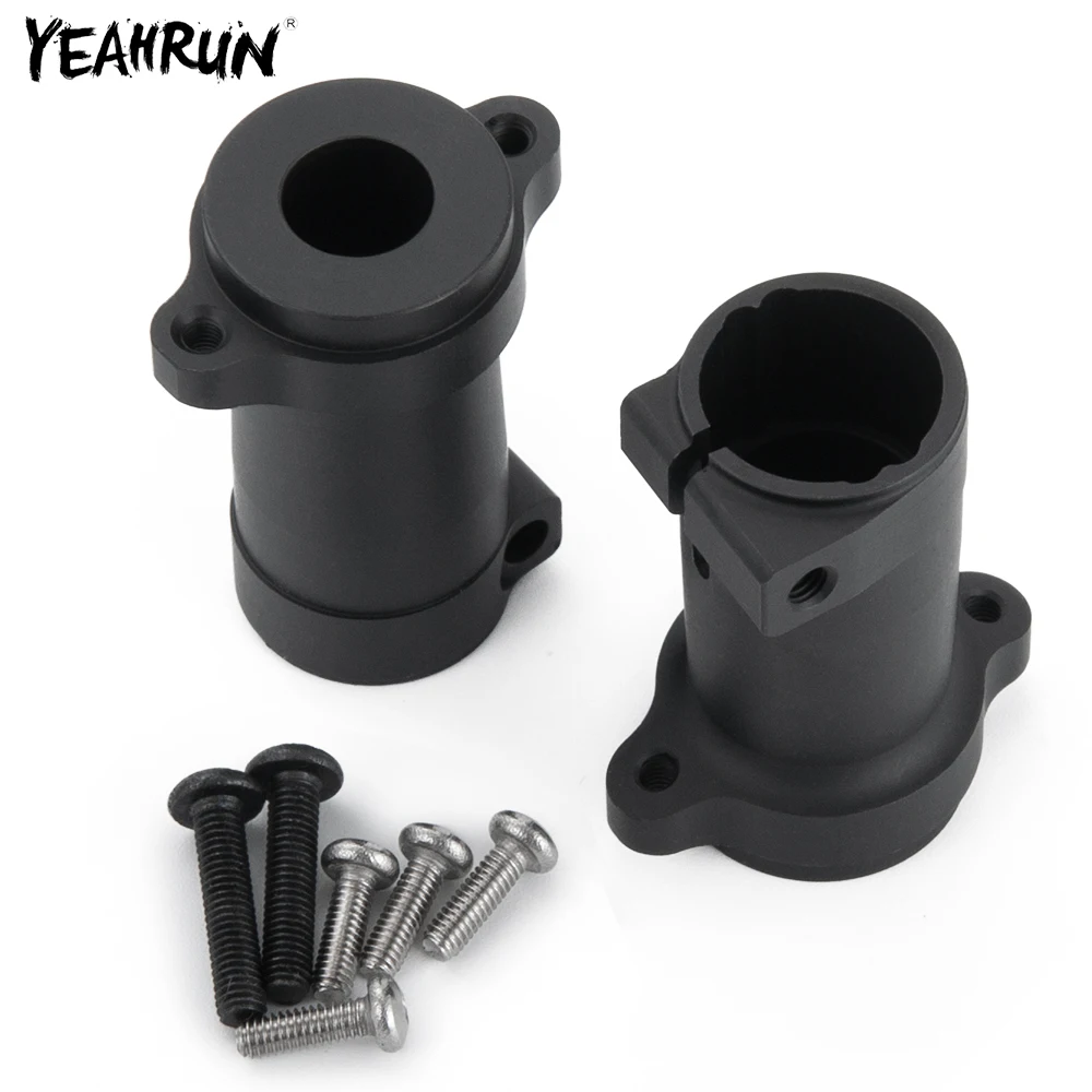 YEAHRUN Rear Cup Rear Lock-Out Adapter / Steering Knuckle Counterweights for 1/10 RC Crawler Car SCX10 II 90046 Upgrade Parts