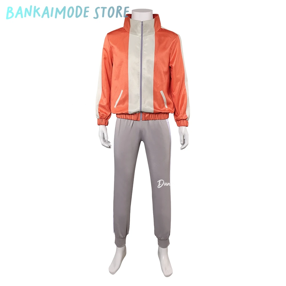 Jiji Cosplay Anime Dandadan Cosplay Fantasia Costume Top Pants Disguise For Boys Men Adult Halloween Carnival Party Suit