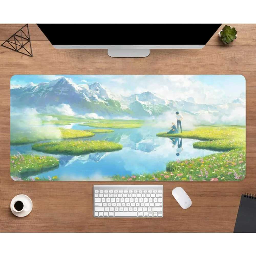 Moving Castle Desk Mat offices accessories accesorios escritorio desk organizers and trays alfombrillas para escritorio