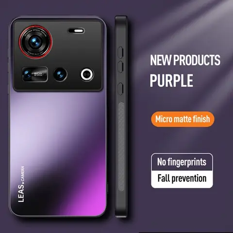 ShockProof AG Frosted Soft Matte Back Cover for ZTE Nubia Z70 Z60 Ultra Z60SPro Luxury metallic texture Durable Phone Case Coque