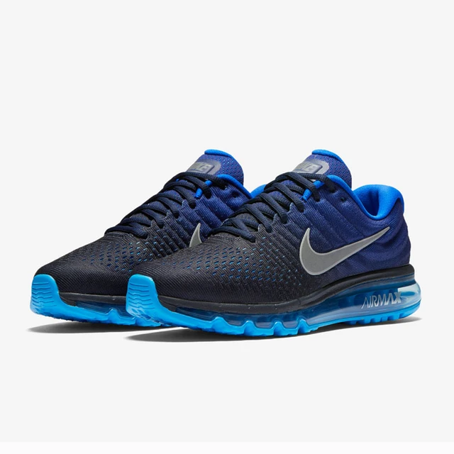 Authentic Nike Air Max 2017 Running Shoes For Men Light Cozy Low top Shockproof Durable Fitness Sneakers High Quality 849559 Running Shoes AliExpress