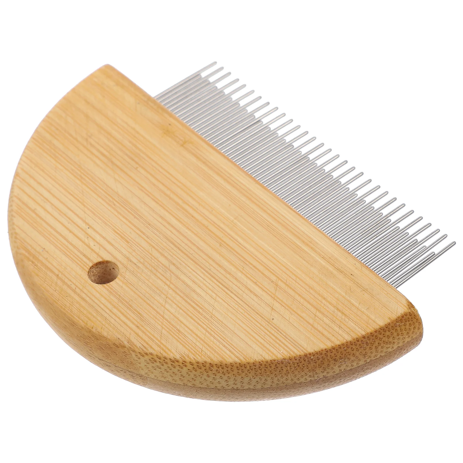 

Wooden Horse Brush Deshedding Tool Hair Metal Grooming Cleaning Comb Livestock Hairbrush Tools Trowel