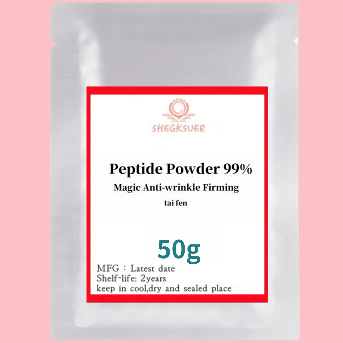 Free Shipping 50g-1000g Magic Anti-wrinkle Firming Peptide Powder,essence Of Tetrapeptide,pentapeptide,hexapeptide improve Saggy