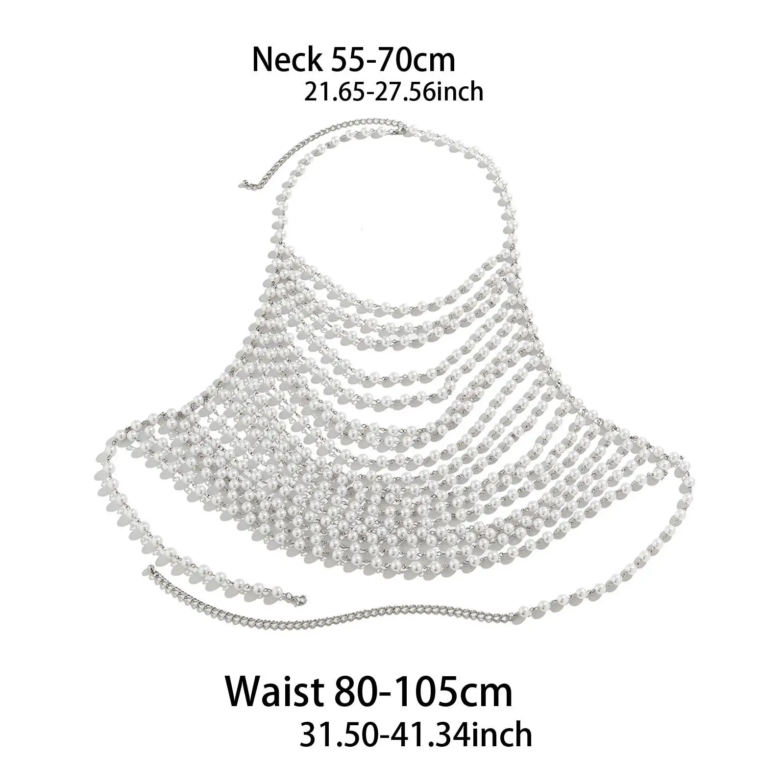 Body Chain Cadeau Meerlagige Vrouwen Borst Ketting Voor Halloween Nachtclub Party