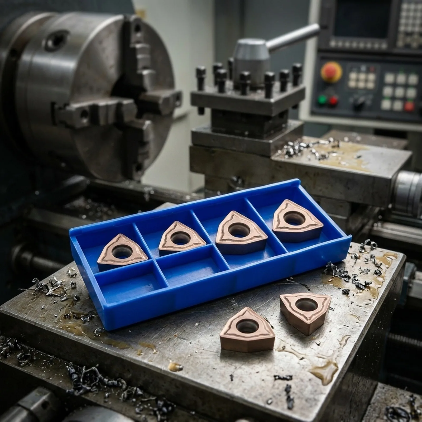 U Drill Blade WCMT050308FN ACZ330 Carbide U Drill Insert for Efficient and Smooth Drilling (Pack of 10) U Drill