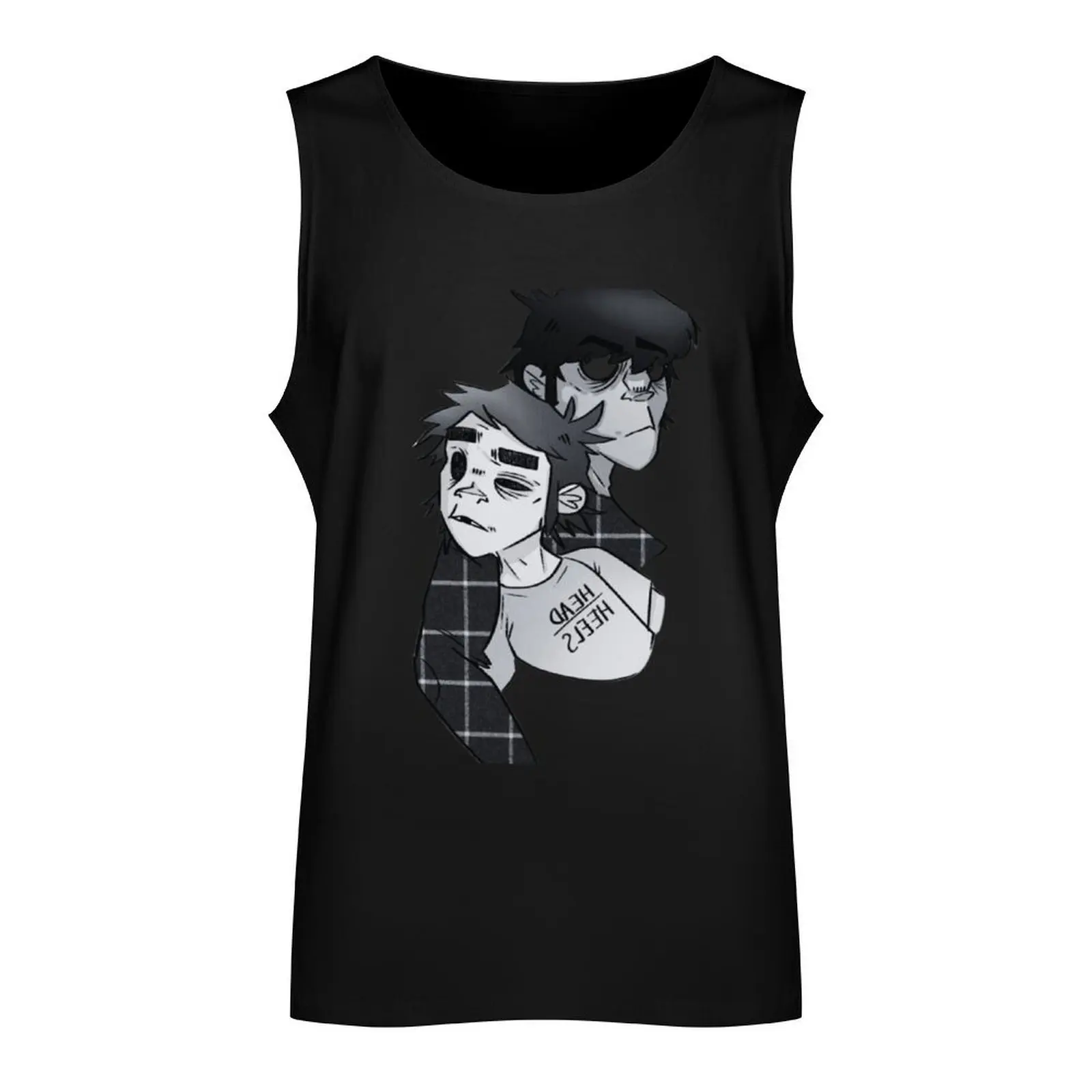 Copy of Copy of Gorillaz Tank Top Men sleeveless tee gym shirt man Sleeveless top sexy clothes men