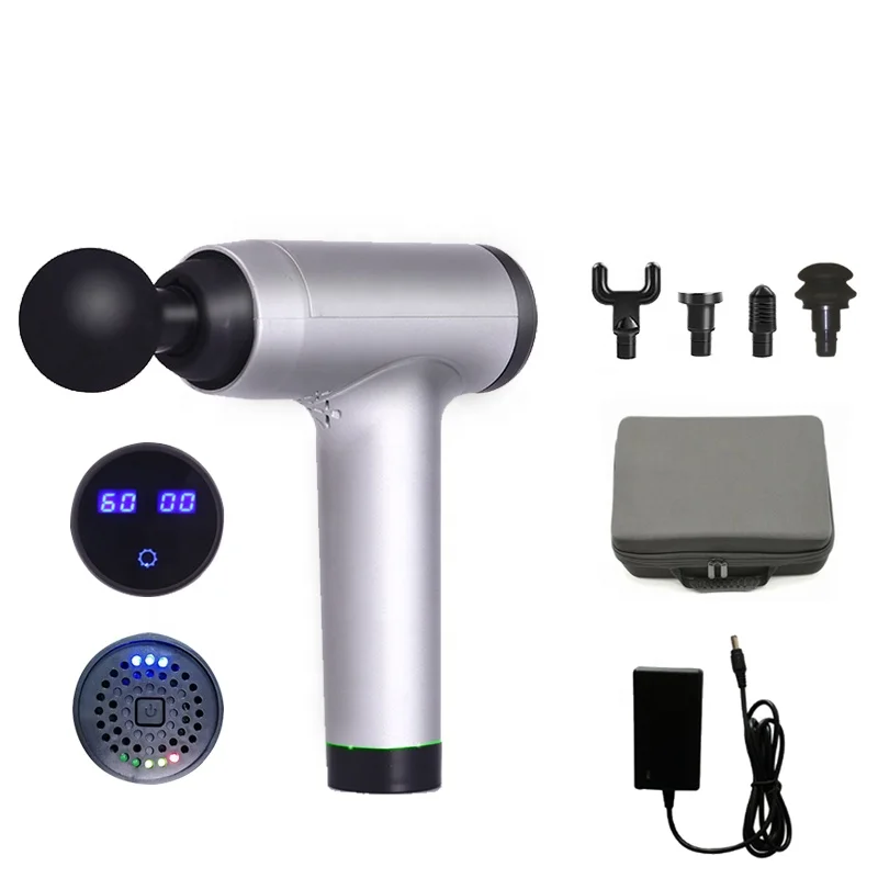 4 Cell 2.5 Amp Adjustable Angle Rotating High Quality Aluminium Massage Gun