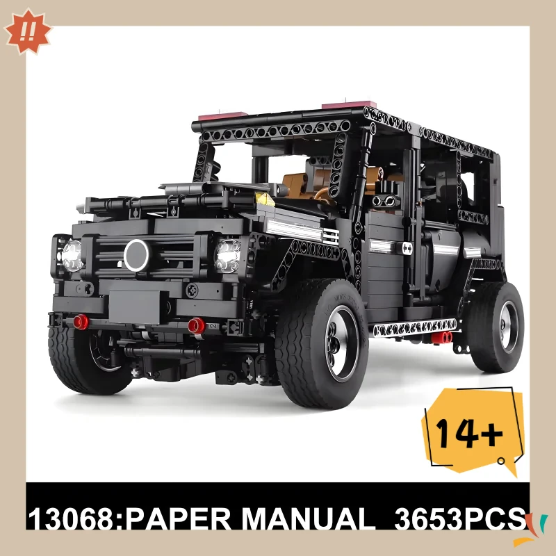 

MOULD KING 13068 Technical Mechanical Car Building Block Sport SUV Vehicle Brick Assembly Toy Christmas Gift For Kids Adults