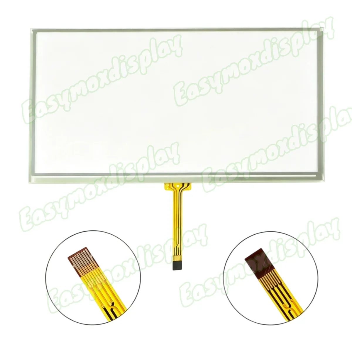 6.1 Inch High-Sensitivity Touch Screen Digitizer 8-pin for TOYOTA 4Runner 2012-2014 Radio Unit Replacement