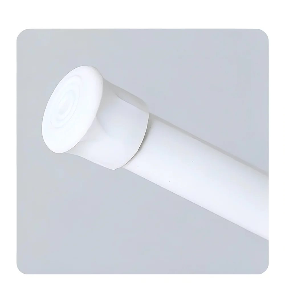 Spring Loaded Tension Rod Adjustable Curtain Rail Punch Free Shower Pole Holder For Bathroom Wardrobe Clothes Storage