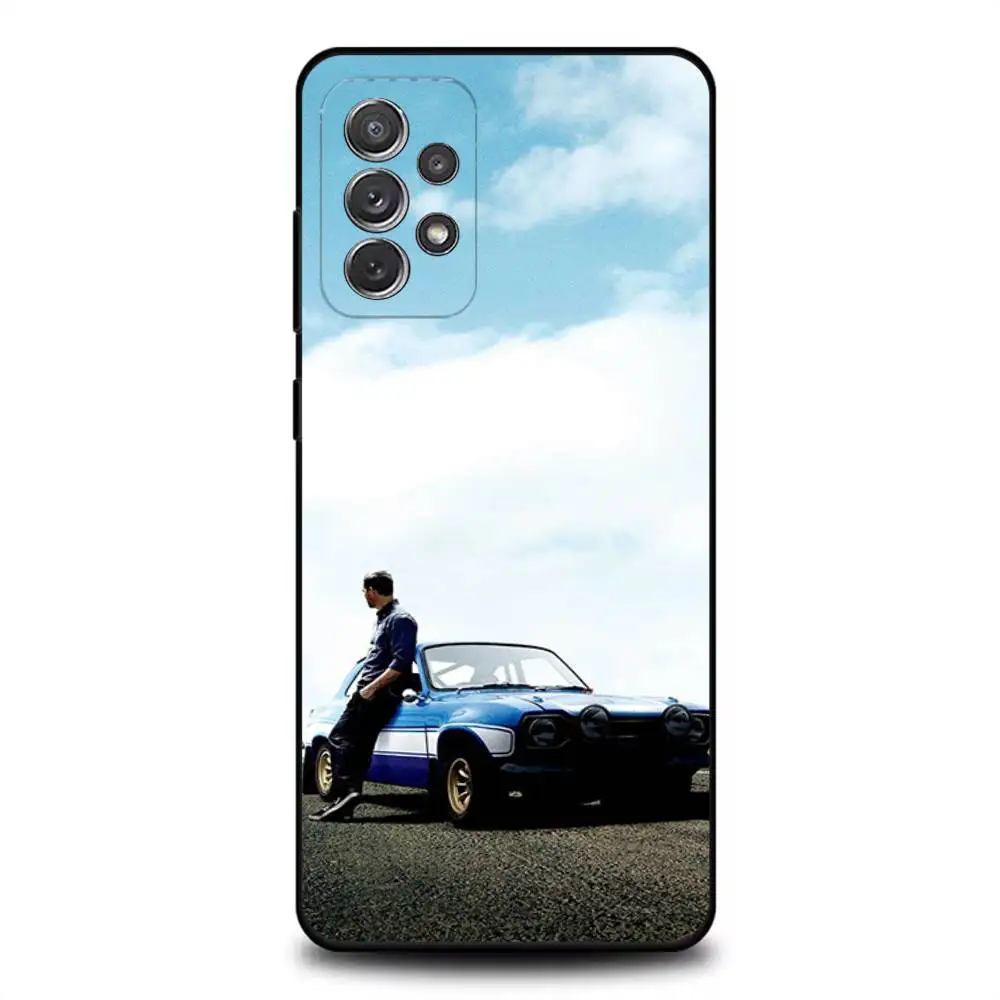 حافظة هاتف F-Fast F-Furious-s لهاتف سامسونج S 25,24,23,22,30,21,10,9,Ultra,Plus,Lite,FE,4,5G حافظة ناعمة سوداء