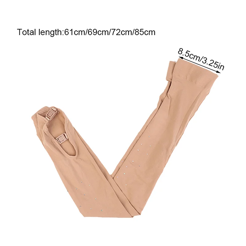 

Adult Children Gymnastics Leotard Ice Skating Pants Socks Girls Tights Rhinestone Figure Skating Pantyhose Gymnastics Trousers