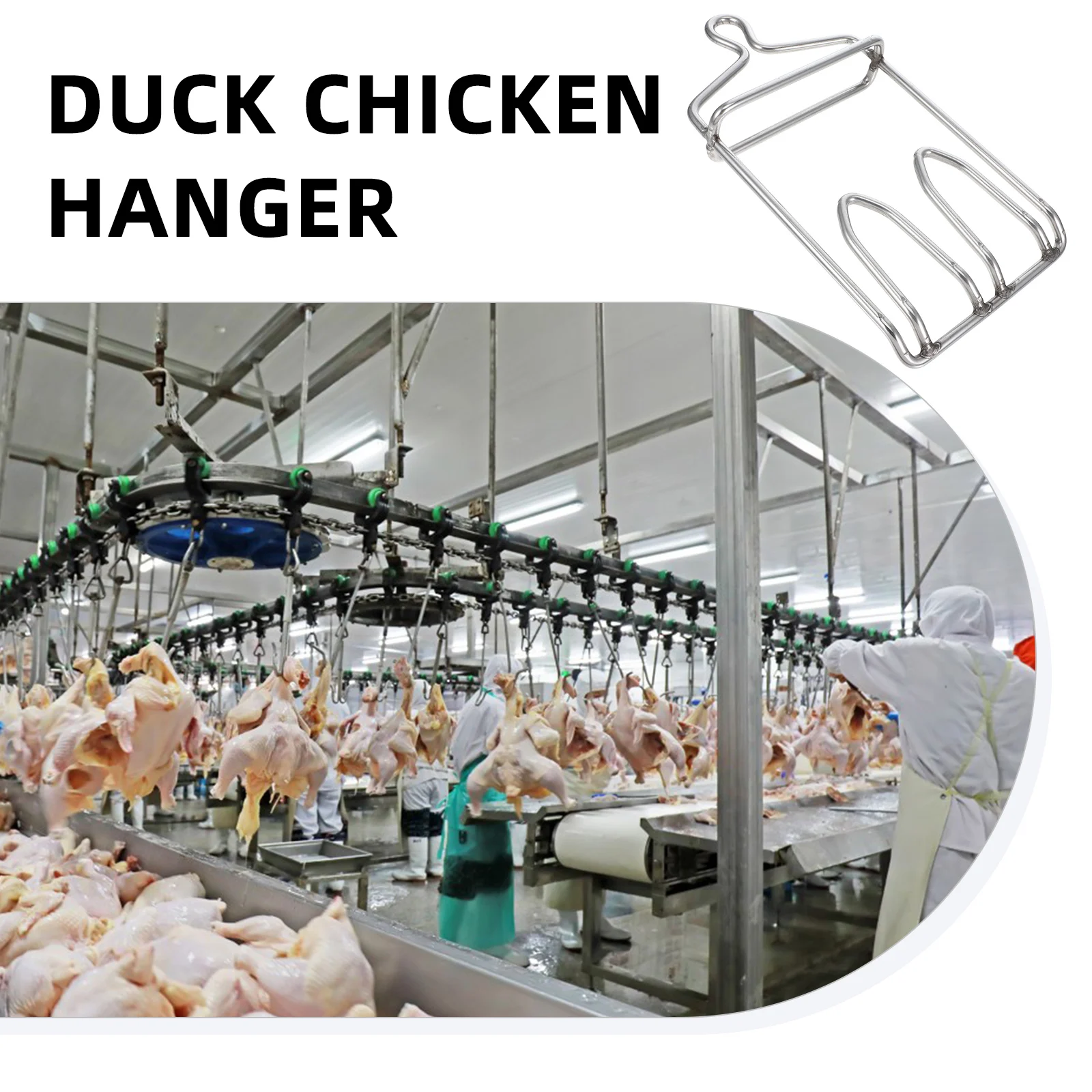 

Kill Chickens and Ducks Hooks Hanging Slaughter Poultry Hanger Meat Processing Equipment Tool Food