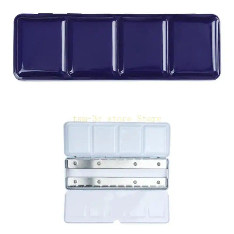 Paleta acuarela vacía, paleta latas acuarela, caja almacenamiento pintura acuarela D0UA
