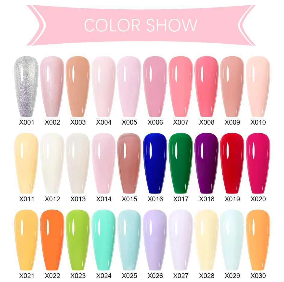 Clou Beaute 8ml HEMA TPO FREE Farbenfroher Gel-Nagellack Rosa Blau Türkis Rot UV LED Gel Semi-Permanenter Gel-Lack für Nägel – Detail 3