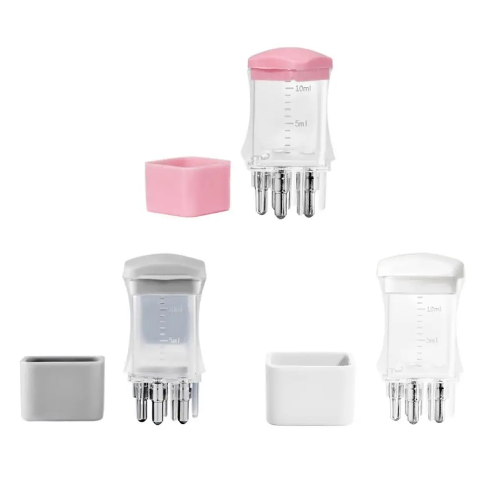 Portable Mini Scalp Applicator Plastic 10ML Liquid Guiding Comb with Scale Hair Head Massager Serum Oil Apply