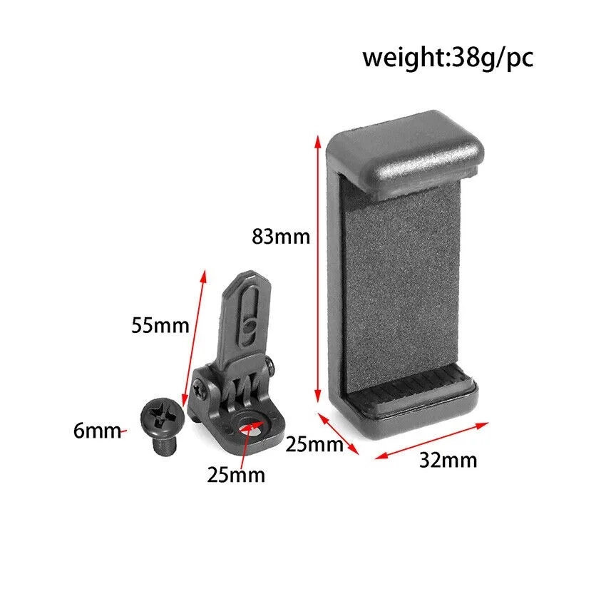 NEW Parts FS G7P ST8 Phone Mount Mobile Holder Clip Bracket  Support For FlySky Transmitter 1/8 1/10 RC Car Boat Upgrade parts