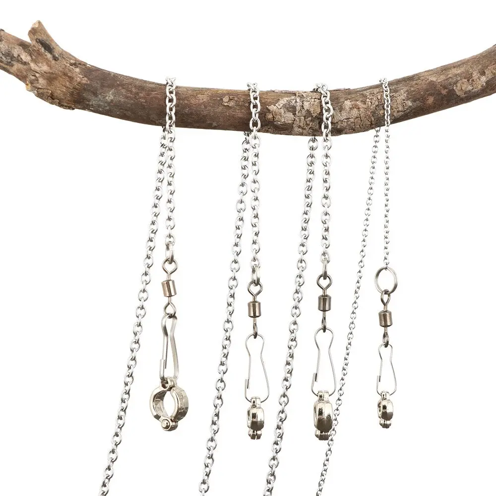 Bird Accessories Safe Stainless Steel Ankle Foot Ring Parrot Foot Chain Stand Chain Bird's Foot Ring Anklet