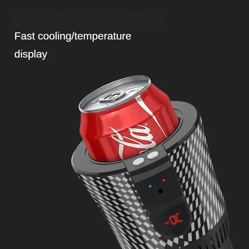 Car hot and cold cup home dual-use intelligent thermal insulation water cooling heating Mini 12V 110V