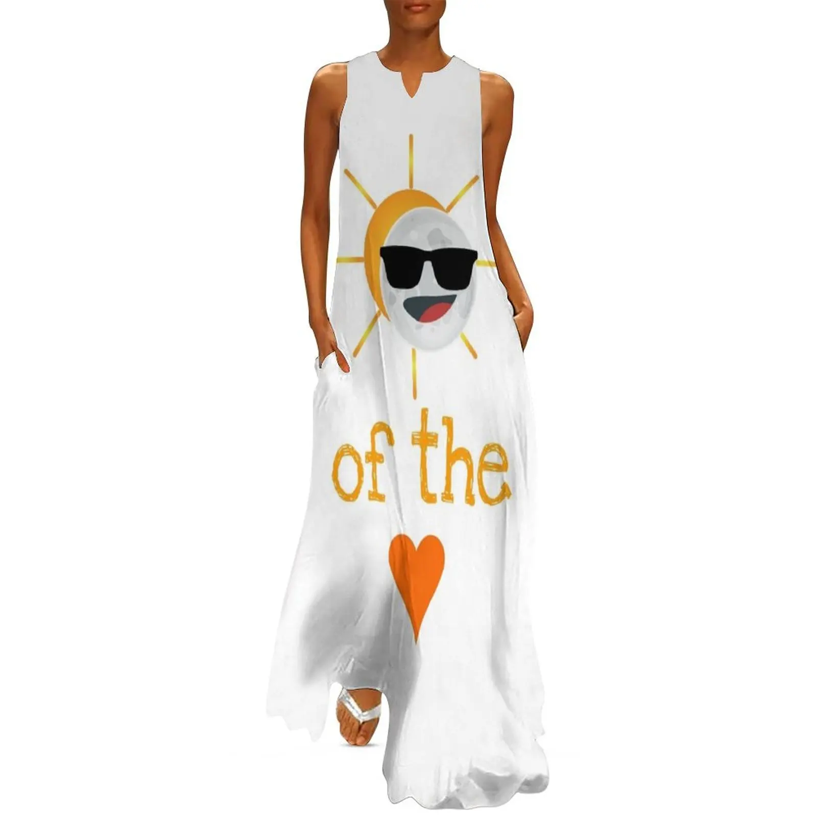 Длинное платье с солнечным затмением в форме сердца, платье для женщин, платья с длинными рукавами, одежда для женщин Длинное платье с солнечным затмением в форме сердца, платье для женщин, платья с длинными рукавами, одежда для женщин