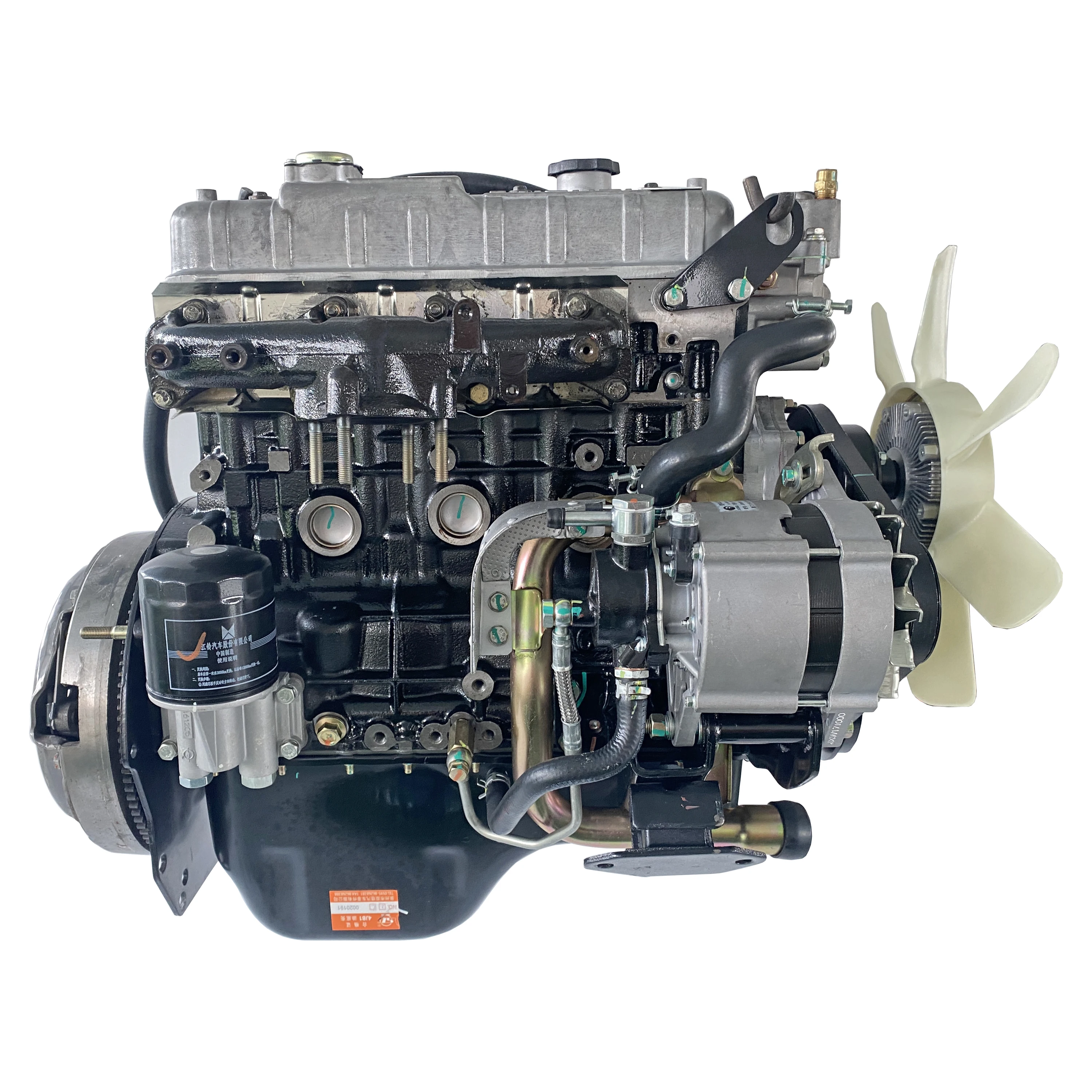 New 4JB1T Turbo 4-Stroke Diesel Engine Assembly For Light Commercial SUVs Pickups Vans