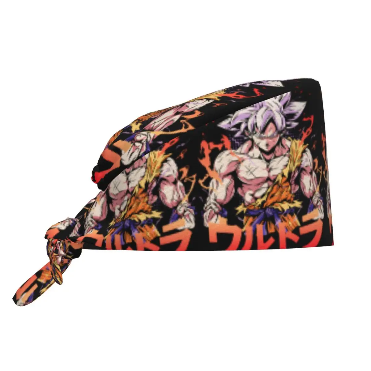 Working Cap For Women and Men Dragons Balls Nursing Hats Breathable Work Scrub Cap Fashion Long Hair Custom Medical Cap