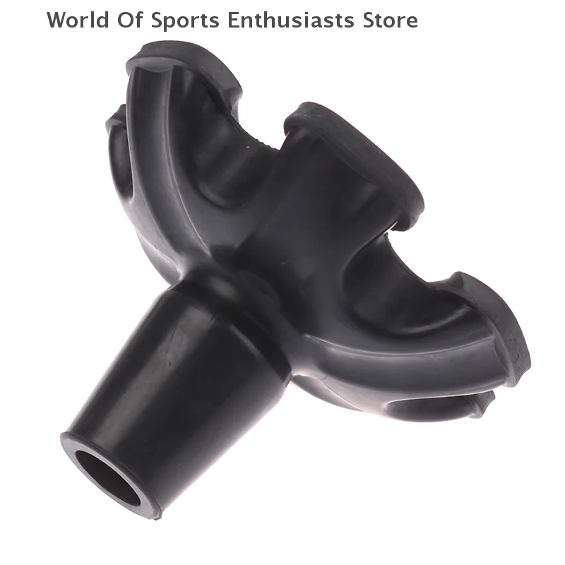 19 ミリメートル杖のヒント 6 柱デザイン滑り止めゴム松葉杖エンドマット用ウォーキングスティック撮影スティック松葉杖のヒントアクセサリー