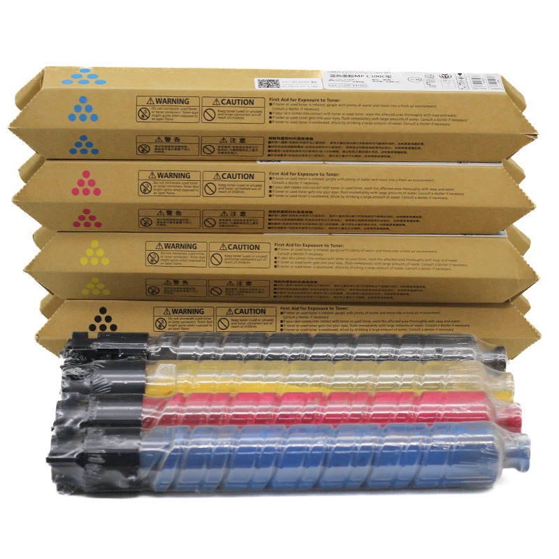 Cartucho de tóner MPC300 para Ricoh Aficio MPC300sr MPC400 MPC401 Cartucho de impresora a color CMYK Compatible de primera calidad