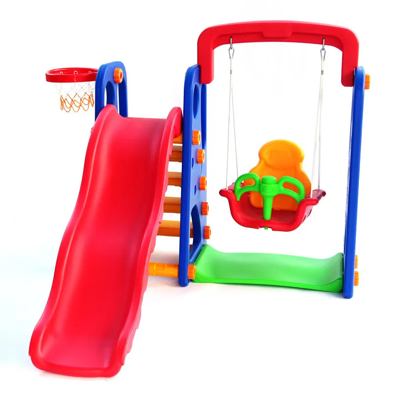 Kids slide indoor home playground 3-in-1 kindergarten outdoor baby slide swing combination set