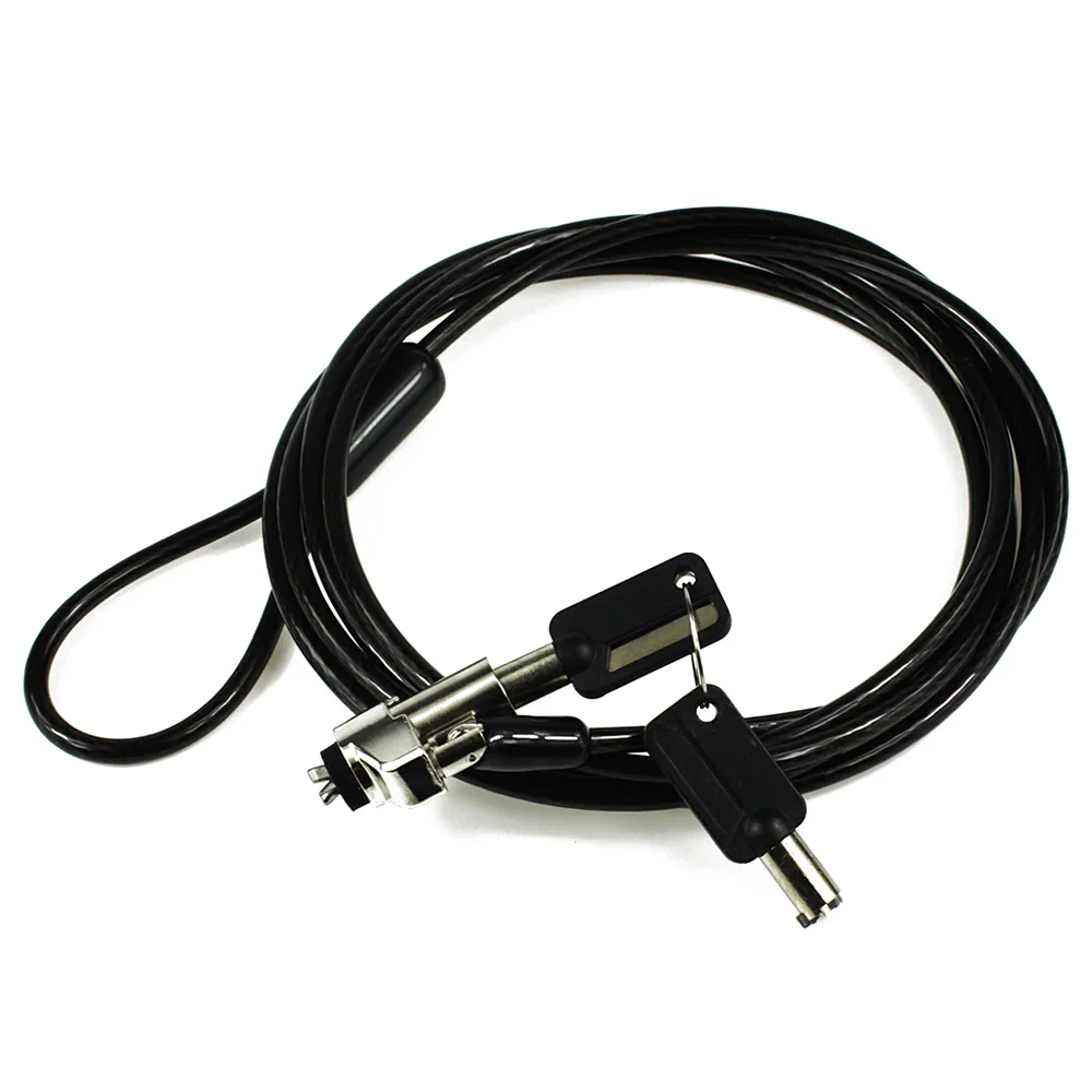 Laptop Security Cable Lock Kensington Key Lock Notebook Anti-theft Lock 1.2m Steel Cable for HP Dell Lenovo MacBook iPad Tablet - view 4