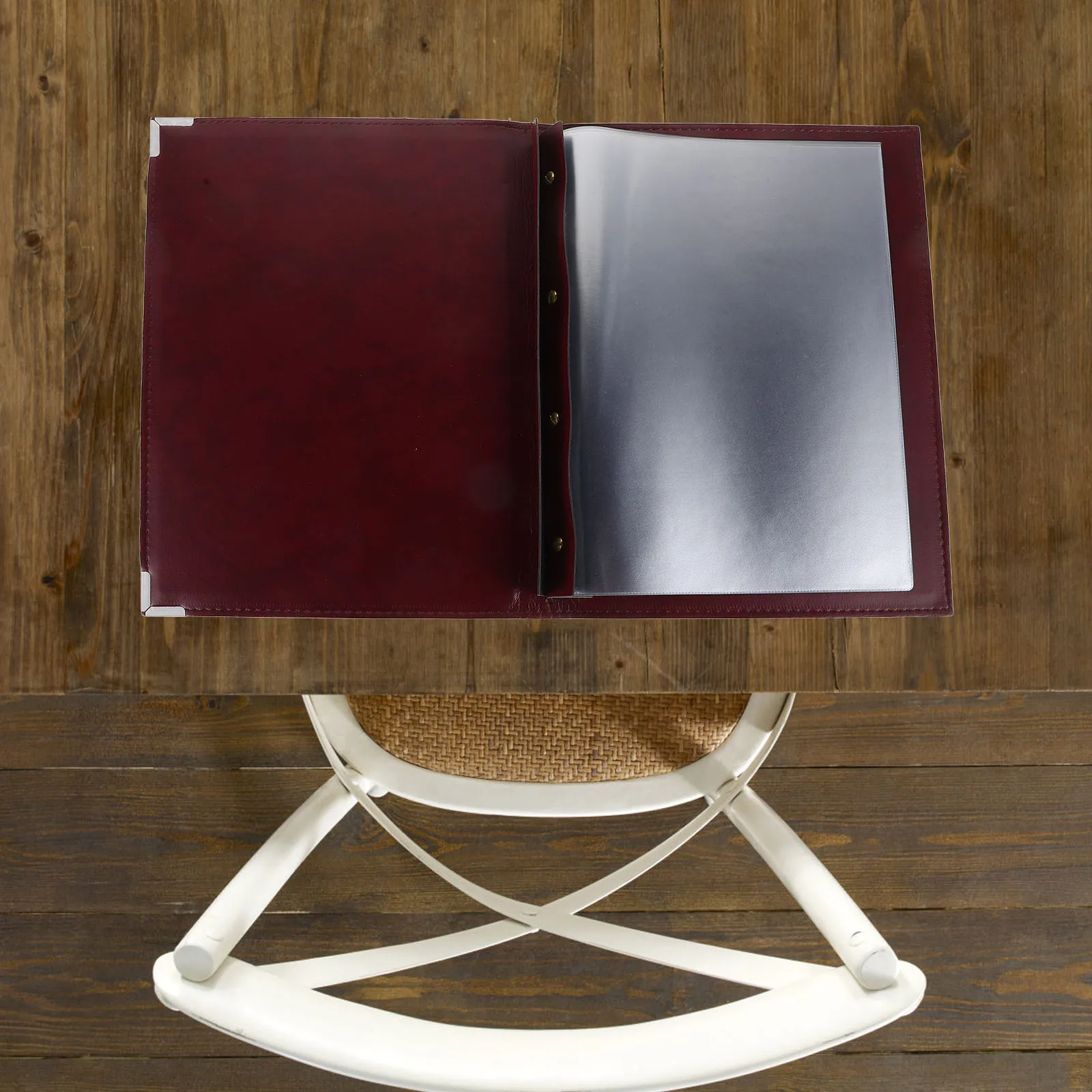 

Clear Holder 8-Pages Menu Book For Restaurant Bar Cafe Transparent Cover Large Capacity Easy Update Menu Folders Practical