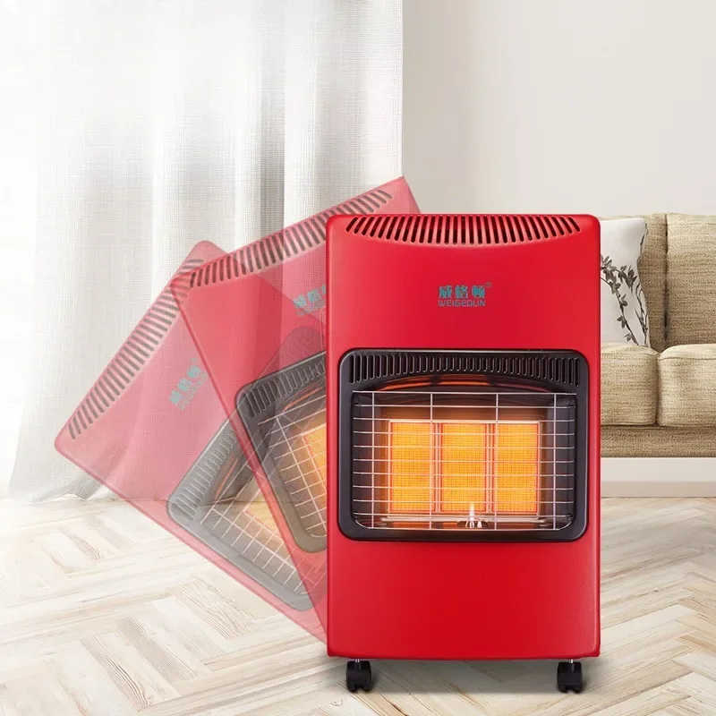 Heater Natural Gas Heating Furnace Coal Gas Liquefied Gas Baking Furnace Quick Heating Household Indoor Mobile Heating Furnace