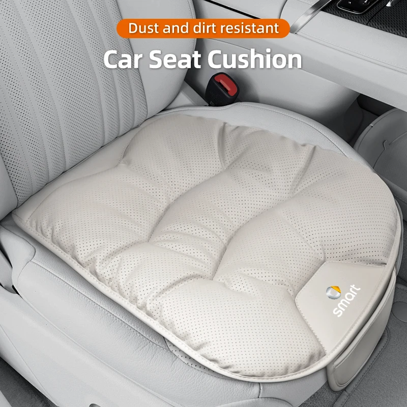 Car Front Seat Flannel Cushion With Pocket Warm Seat Cover Mat Accessories For Smart Fortwo 451 450 453 EQ Forfour Coupe Cabrio