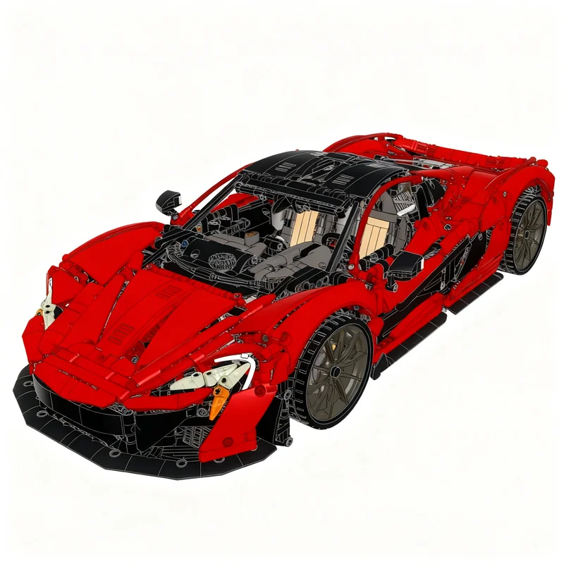 4177pcs MOC Technical Extra Pimped McLarened P1 Model Building Blocks Christmas Gifts Collection Idea Education Assemble Art