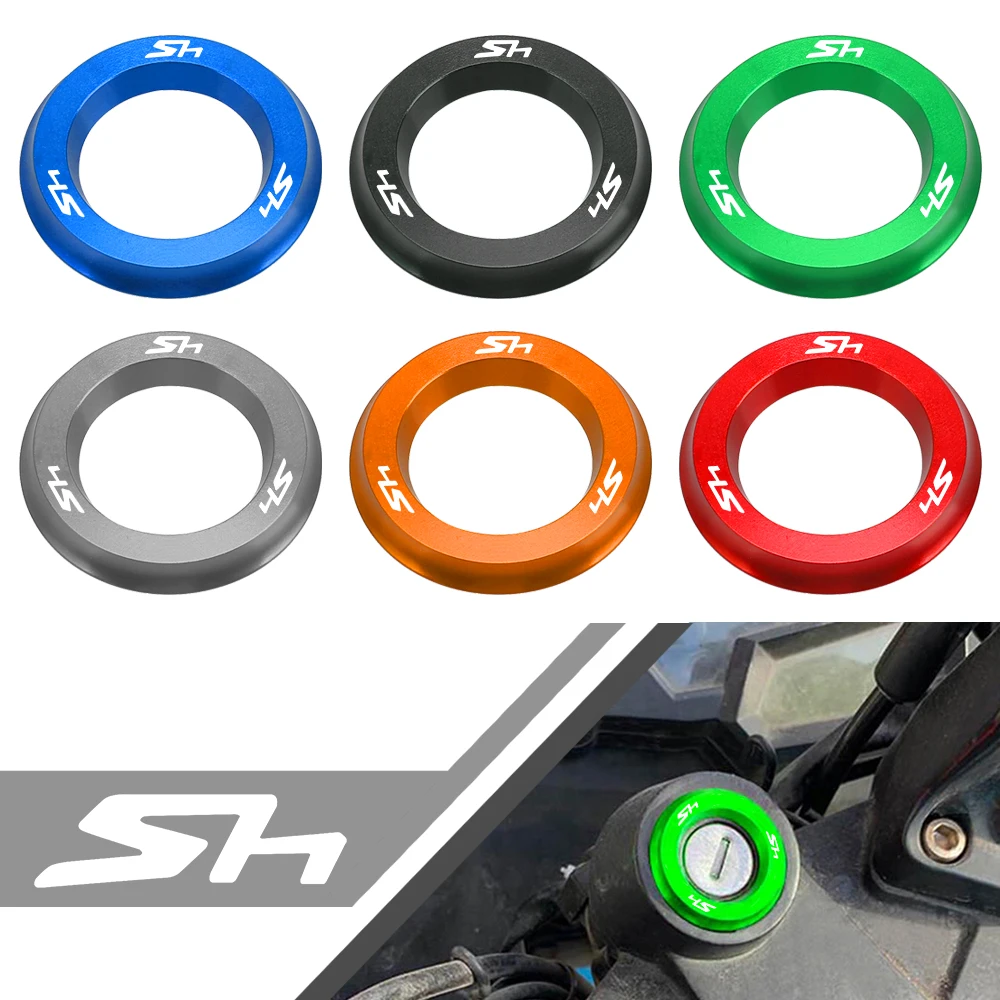 For HONDA SH125 SH125i SH300 SH300i SH 125 125I 300 300I Motorbike Decorative RING Aluminum Accessory lgnition Switch Cover Ring