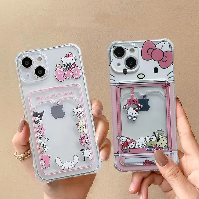 Hello Kitty Card Bag Wallet Case For Samsung Galaxy A04 A05S A02S A03 Core A10S A15 A14 A13 A12 A25 A24 A23 A22 A21S A30 A32 A33