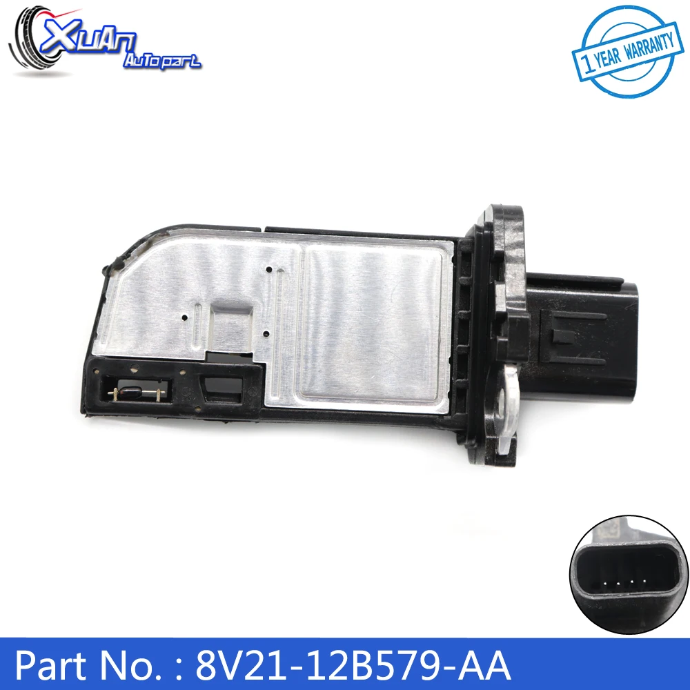 

XUAN MAF датчик массового расхода воздуха 8V21-12B579-AA для Ford B-MAX FIESTA GALAXY MONDEO RANGER S-MAX TRANSIT VOLVO S60 S80 V50