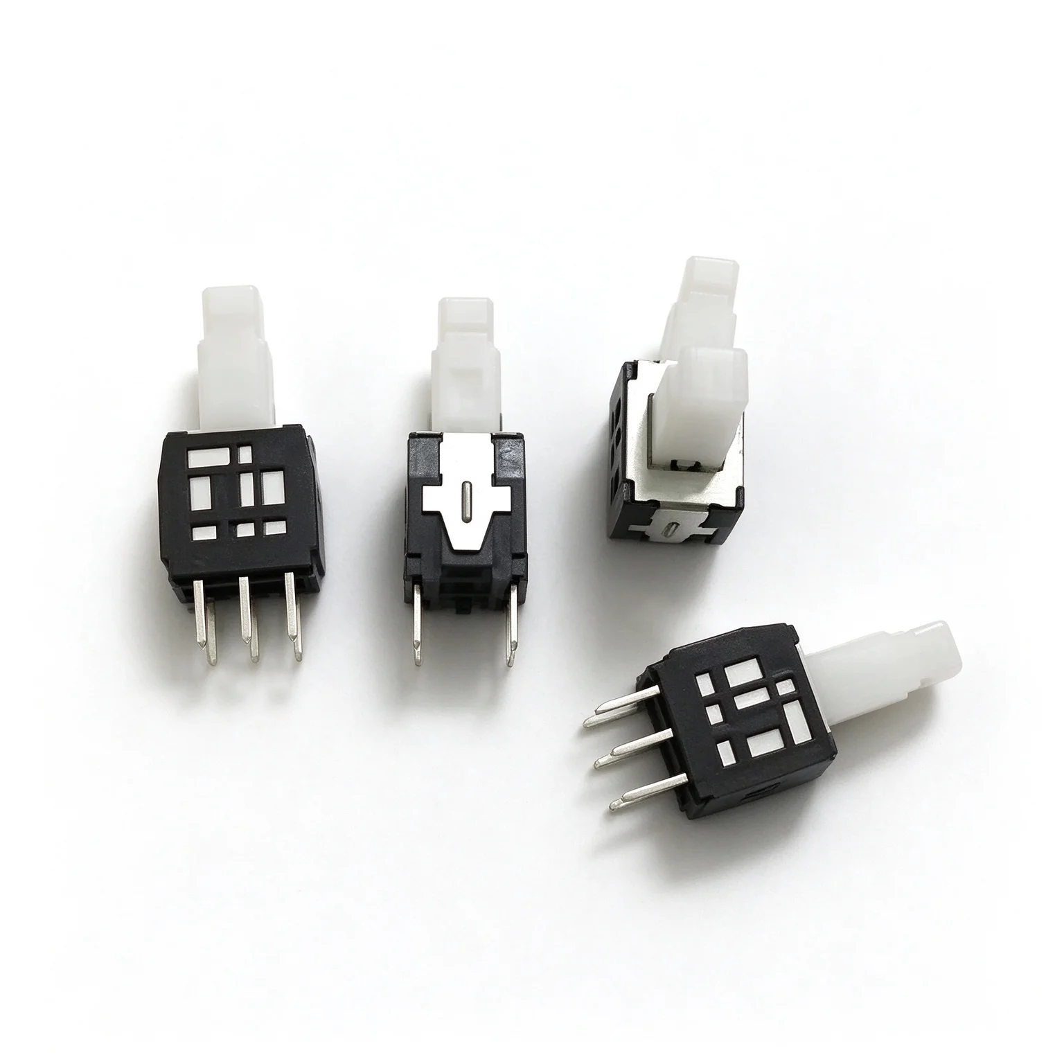 3PCS/lot Japan ALPS SPPH410100 Push Switch with Lock Self-locking Button Micro-movement Straight Plug Vertical 6 Feet