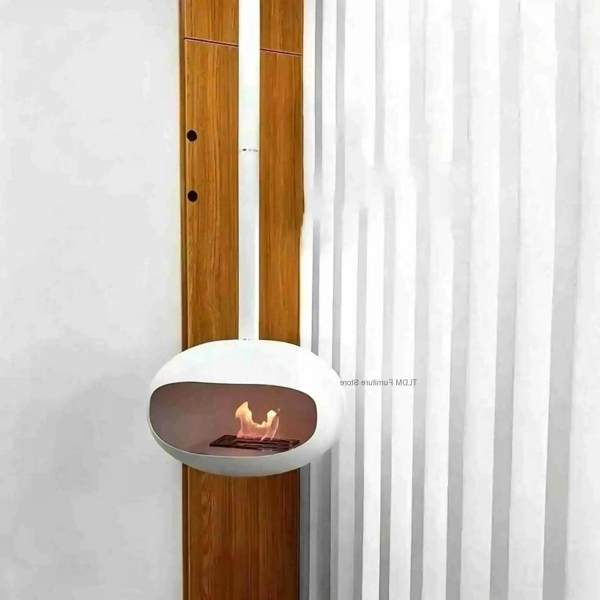 Outdoor Decoration American Home Heating Hanging Designer Chimeneas Heating Stove Nordic Living Room Porch Real Fire Fireplace